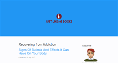 Desktop Screenshot of justlikemebooks.com